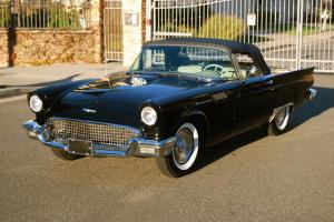 1957 Ford Thunderbird, CA rust-free, 2 owners, excellent throughout