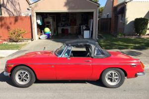 Red 1971 MGB Photo