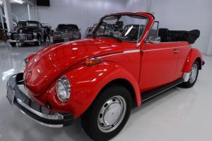 1975 VOLKSWAGEN SUPER BEETLE CONVERTIBLE 2-OWNERS SINCE NEW! Photo