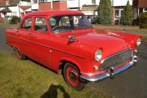  1958 Ford Consul Hi Line. Original factory red. A rare find 
