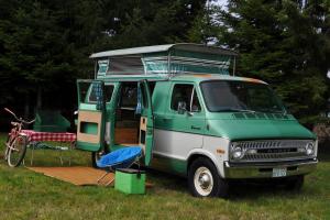 1971 Dodge Tradesman 200 Camper Van Survivor Surf Wagon Rat Rod Original Clean