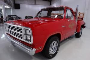 1979 DODGE LITTLE RED TRUCK, UPGRADED & RARE FACTORY BUCKET SEATS!