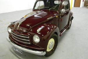 1952 Fiat Topolino, Exceptionally Rare Photo