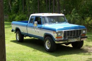 RARE 1979 FORD F-350 Supercab, 4X4WD, w/Factory Options, Restored to Original !