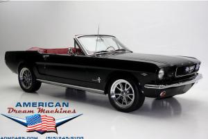1966 Ford Mustang Convertible with brand new black paint! Photo