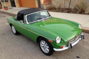 1973 MGB Roadster Hardtop! Minililtes! Hard to find in this condition Photo
