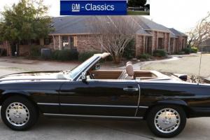 1987 Mercedes 560SL Roadster Desired Black/Palamino Mint Condition Photo