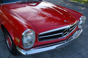 1969 Mercedes 280SL PAGODA Roadster, Red/Black, KUHLMEISTER, 1 owner since 1971 Photo