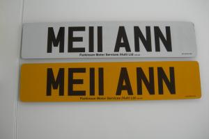 Me11 ann. Cherished plate on retention cert melanie ann Melvin and ann etc Photo