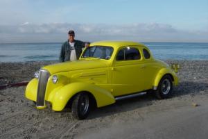 1937 Chevrolet Coupe Hot Rod 383 20k Corvette Yellow