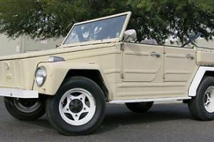 NO RESERVE 1974 VW THING 1776 cc MANUAL VERY SOLID TONS OF RECIEPTS RUNS PERFECT