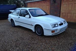 Ford Sierra RS Cosworth 3DR White 1987 FSH Rare Classic Photo