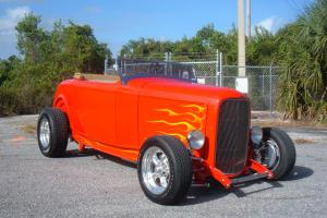 1932 Ford Roadster High Boy Street Rod W/Top,Red,Auto, Chevy 350,MUST SEE!!!!!!! Photo