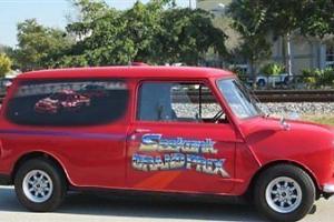 Florida Very Rare 1964 Morris Mini Right Hand Drive NASCAR Panel Van Get Noticed