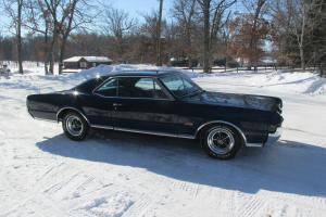 1967 OLDSMOBILE 442 HOLIDAY COUPE # MATCH  A/C GAUGE PACKAGE MIDNIGHT BLUE 1968