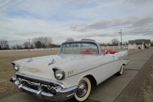 1957 CHEVY BELAIR convertible hot-rod (all-new) frame off cold air MUST SEE Photo