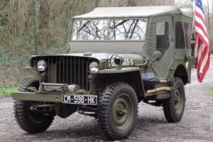 1942 WILLYS MB JEEP 12V (US) WWII (Ford/GPW) - STUNNING