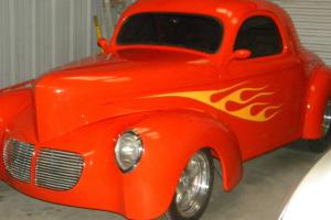 1941 Willys Coupe 275 mi. Beautiful Build Dennis Taylor Body 502 BB Photo