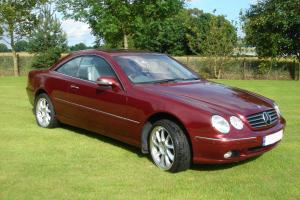  2001 MERCEDES CL500 AUTO. Titanite Red. Distronic. Low milage ,46k  Photo