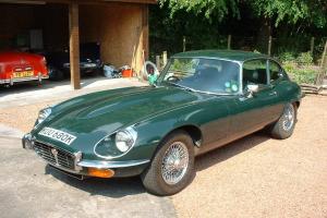 !971 Series III V12 5.3litre e-type. BRG. fhc. 41K miles. 3 previous owners.