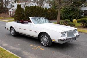 1985 Buick Riviera 2dr Coupe CONVERTIBLE LOW MILES FLAWLESS Mint Service History Photo