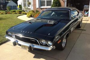 1973 DODGE CHALLENGER BLACK EXCELLENT CONDITION 340 ENGINE 8 CYLINDER Photo