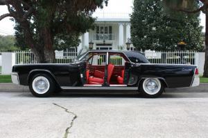 1963 Lincoln Continental CA-car Black w/ Ferrari Red interior restored, 61 62 64 Photo