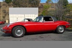1972 JAGUAR XKE ROADSTER RED SERIES 3 FANTASTIC CONDITION INSIDE & OUT Photo