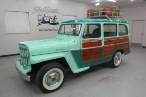 1962 Willys Jeep Wagon 4x4 !! A solid Arizona vehicle.Hand painted wood sides !! Photo