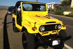 Freshly restored FJ 40. Beautiful! Ultra clean.