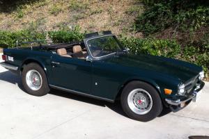 1974 Triumph TR-6 Jaguar British Racing Green WITH overdrive Photo