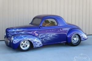 1941 WILLYS COUPE 502ci AUTO A/C LEATHER OUTLAW BODY & CHASSIS Photo