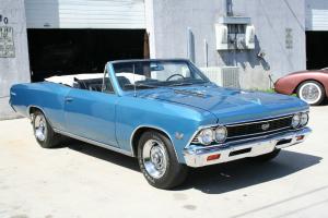 1966 Chevelle Convertible SS 396 Automatic Power Top L@@K VIDEO Photo