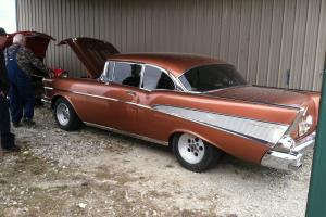 1957 chevy belair completely restored
