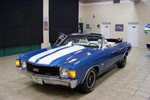 1972 CHEVELLE CONVERTIBLE BIG BLOCK 4 SPEED A/C!! AMAZING MUST SEE! Photo
