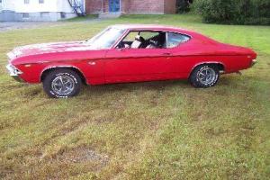 1969 chevelle  beautiful victory red