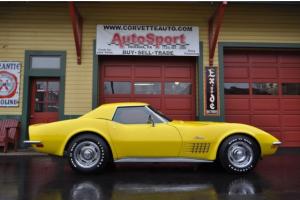 1972 Corvette Convertible 2 Owner 24k Miles #'s Matching 454 Factory AC Docs!