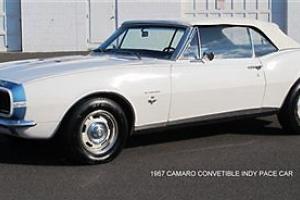 67 SS Indy Pace Car 2 dr Convertible 350 V8 White