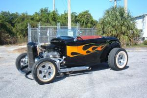 1932 Ford Street Rod High Boy,Crate 350,Auto,Black/Flames,Fresh Build,800 Miles!