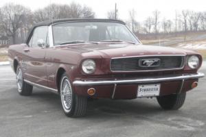 1966 Ford Mustang Convertible 289 V8 Pony Interior