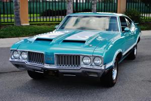 Documented 70 Olds 442 W-30 optioned with F-Heads, 455, 4-spd, Matching Numbered Photo