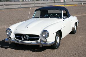 1960 Mercedes 190 SL  Original white/blue with soft and hard tops! Photo
