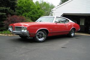 1970 Oldsmobile 442 455CI Turbo 400 3:23 Differential Red/Pearl 69K orig miles