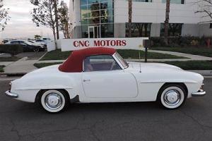 1963 Meredes Benz 190 SL Convertible White Red Very Nice Car is a Must See