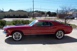 1970 Mustang Mach 1 Restmod - Candy Red/Raven Black