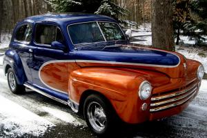1948 Ford Coupe,All Steel Street Rod,Fresh Built 327 V-8,PS,PDB,Custom Paint,Exc