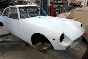 1974 MGB-GT Complete Professional "Body In White" Body Tub Restoration Photo