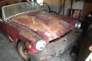 1975 MG Midget complete /ready to be restored /Florida car no reserve , cln tle Photo