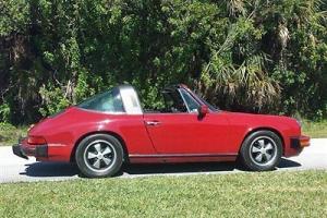 1974 PORSCHE 911 TARGA RED CLASSIC CALIFORNIA CAR WELL MAINTAINED GREAT IN&OUT!