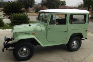 Unbelievable FULLY RESTORED 1969 Toyota LAND CRUISER FJ 40... Matching numbers Photo